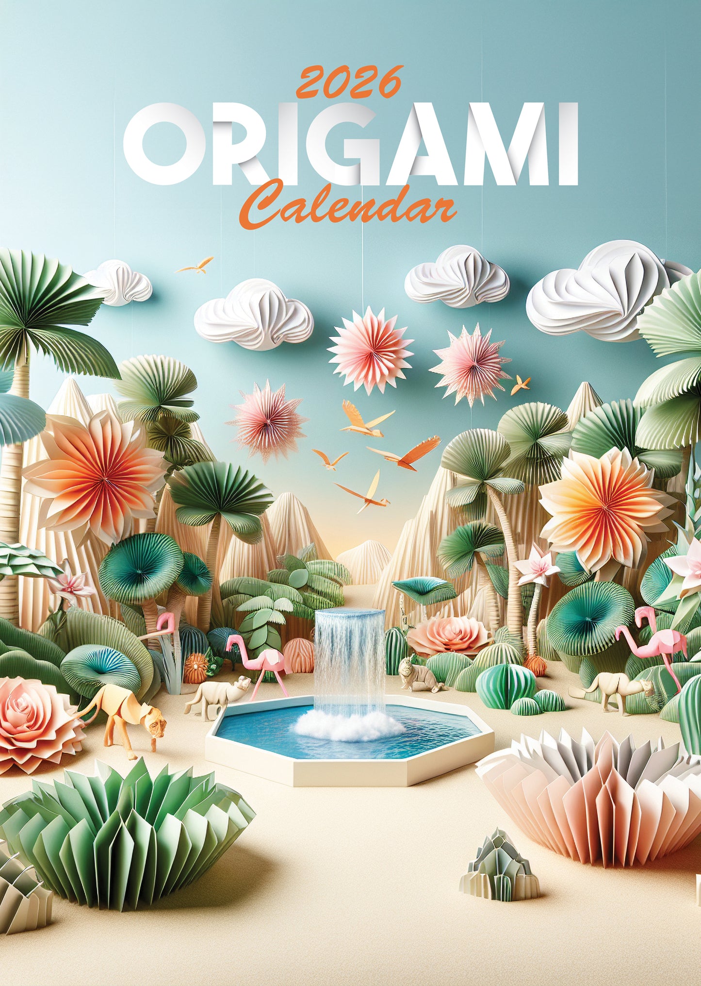 Origami - A3 Calendar 2026
