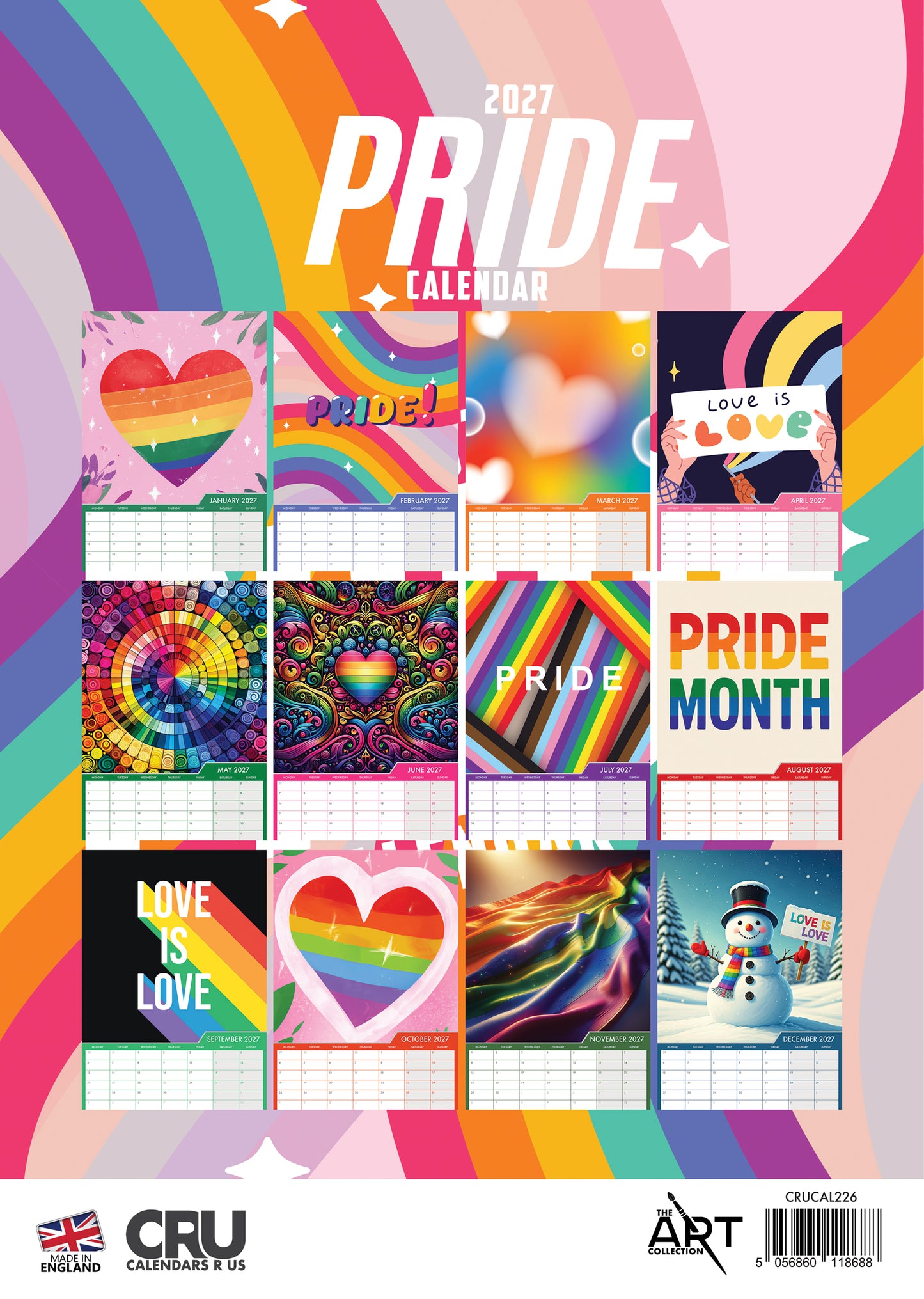 Pride - A3 Calendar 2027