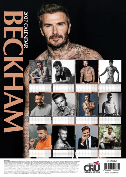 David Beckham - A3 Calendar 2027