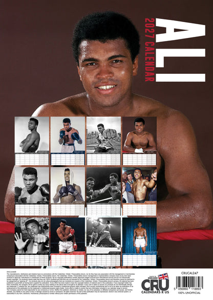 Muhammad Ali - A3 Calendar 2027