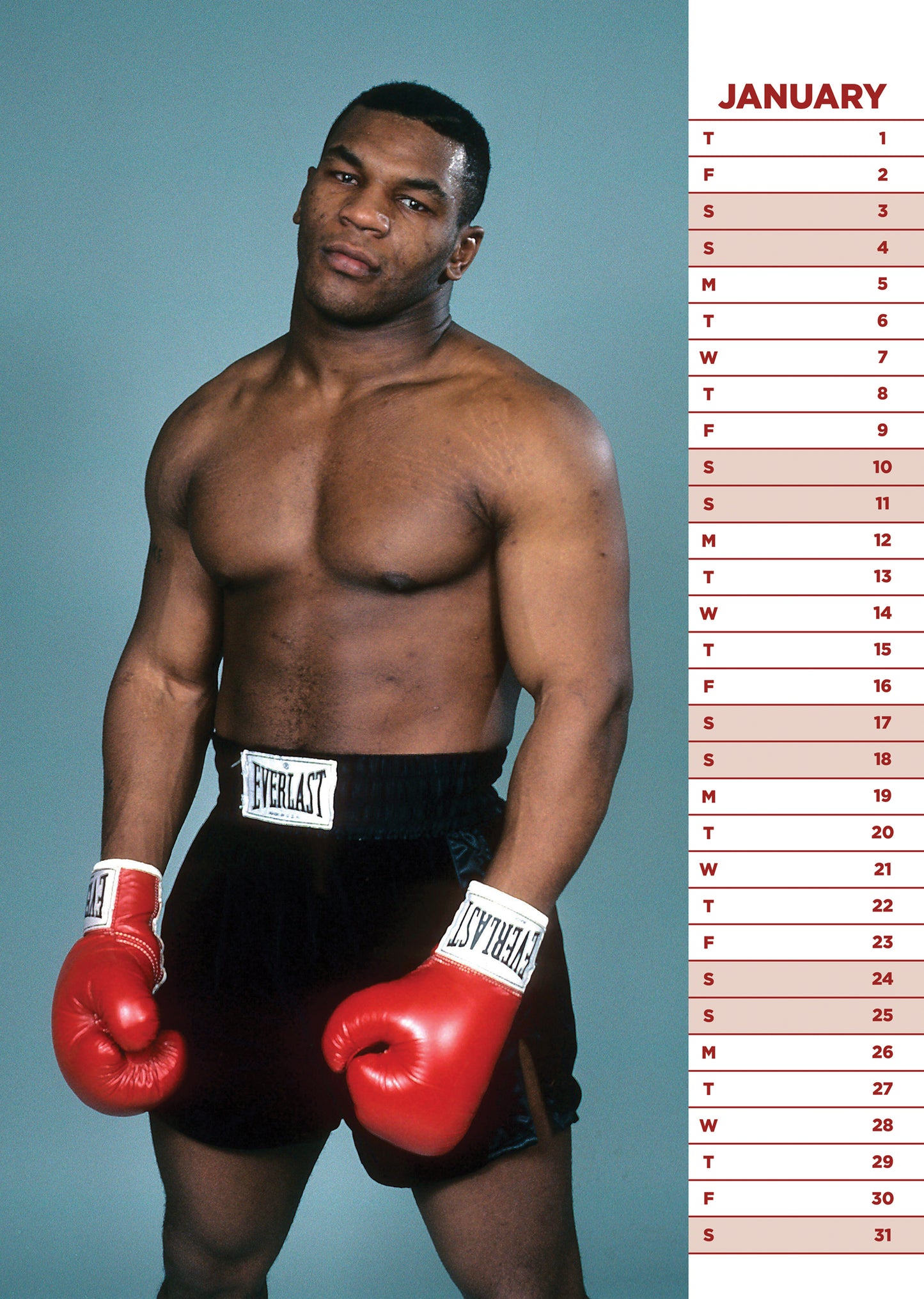 Mike Tyson - A3 Calendar 2026