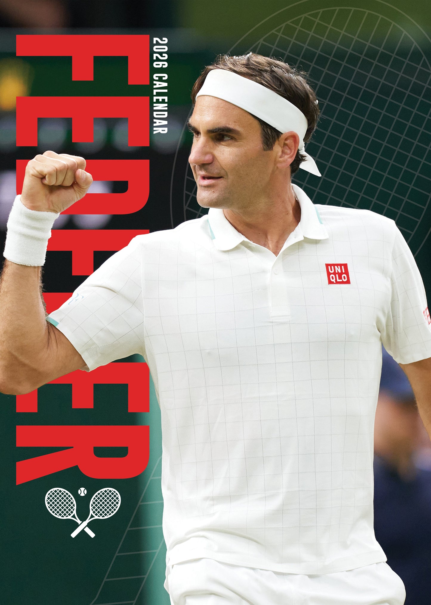 Roger Federer - A3 Calendar 2026