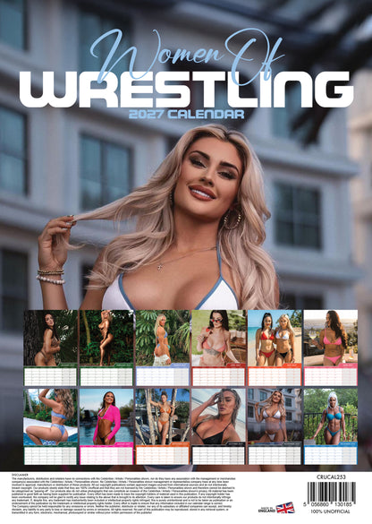 Women Of Wrestling - A3 Calendar 2027