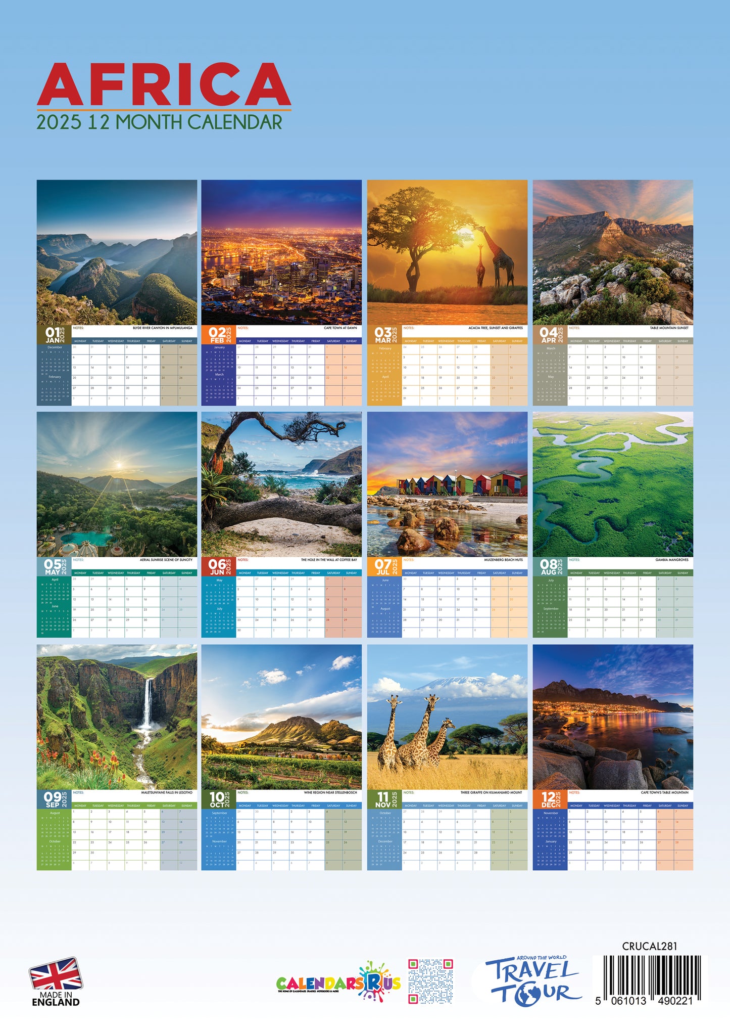 Africa Calendar 2025