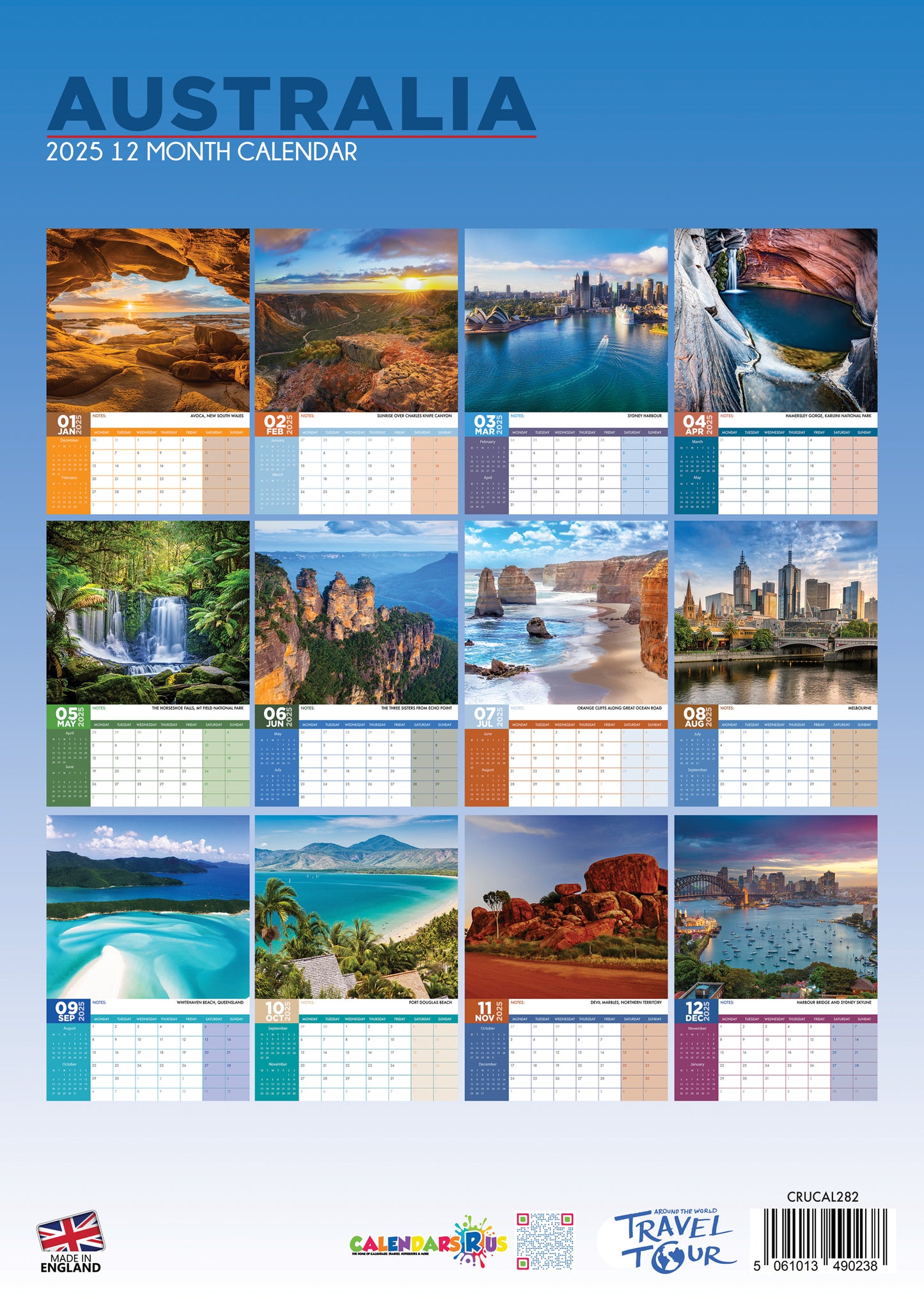 Australia Calendar 2025