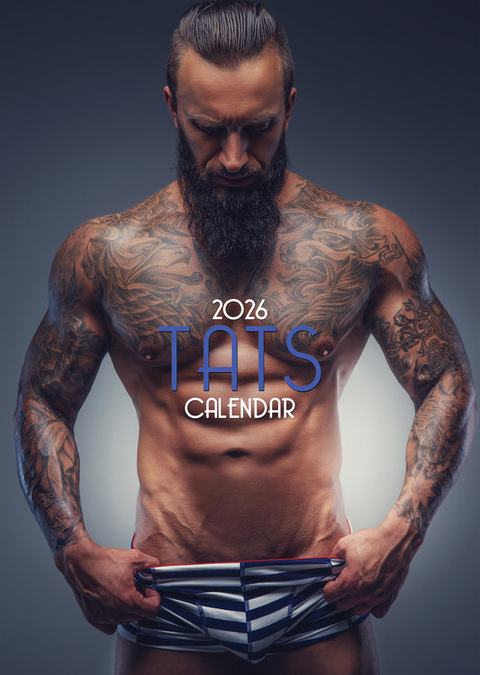 Tattooed Men - A3 Calendar 2026