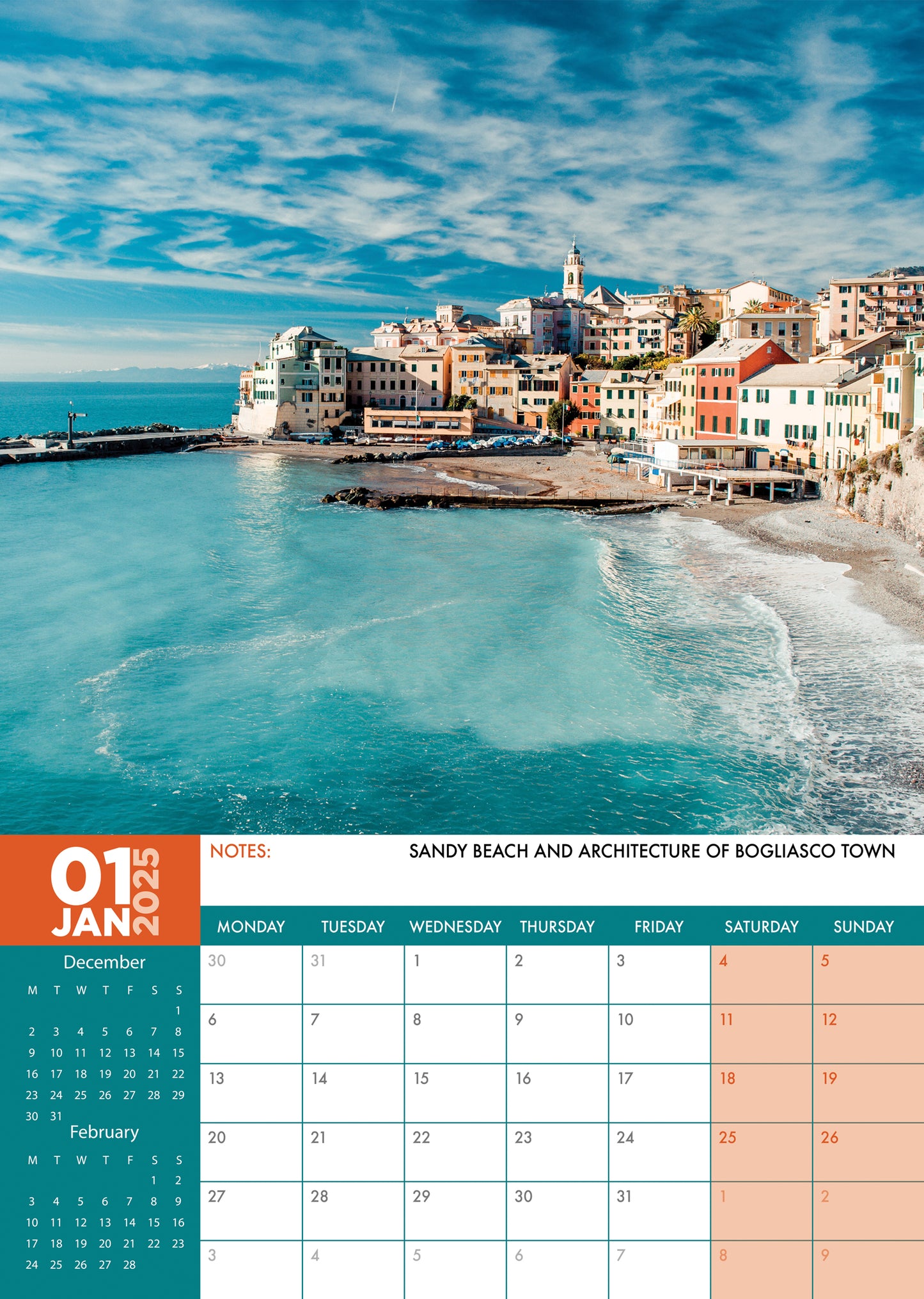 Italia Calendar 2025