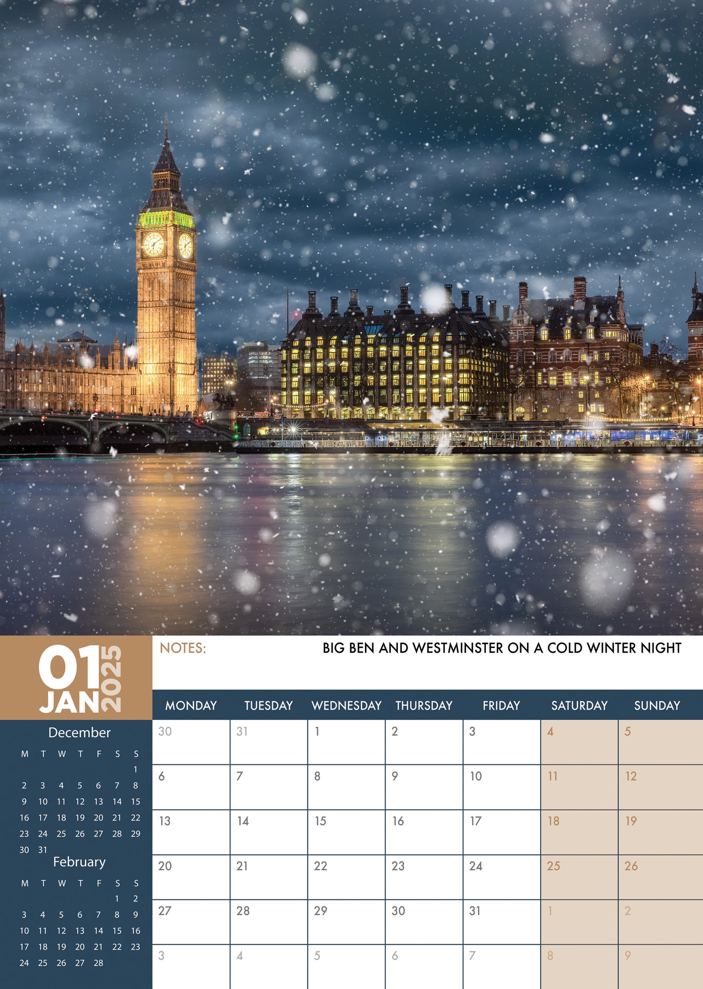 London Calendar 2025