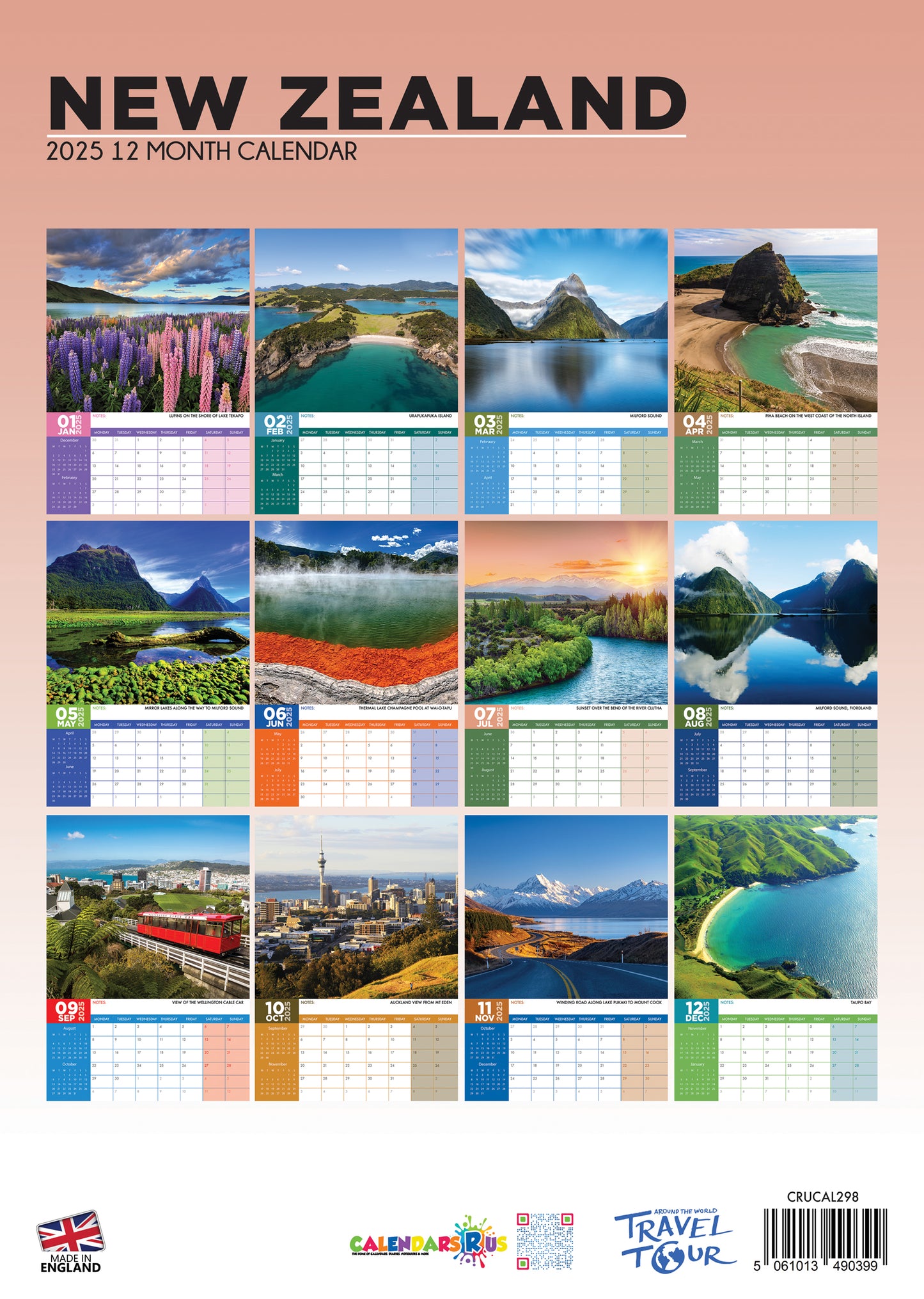 New Zealand Calendar 2025