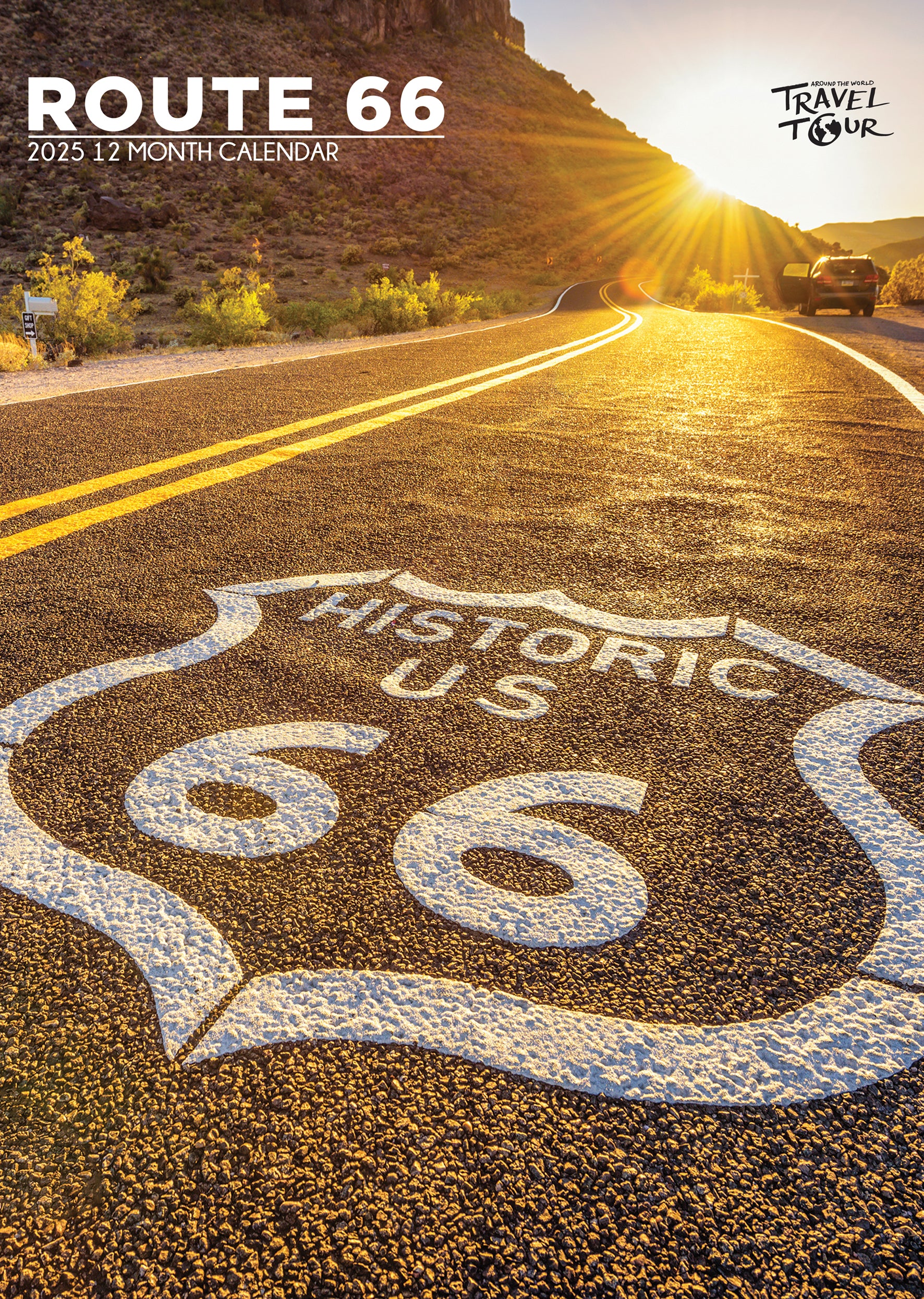 Route 66 Calendar 2025 CalendarsRus   CRUCAL301Route66 