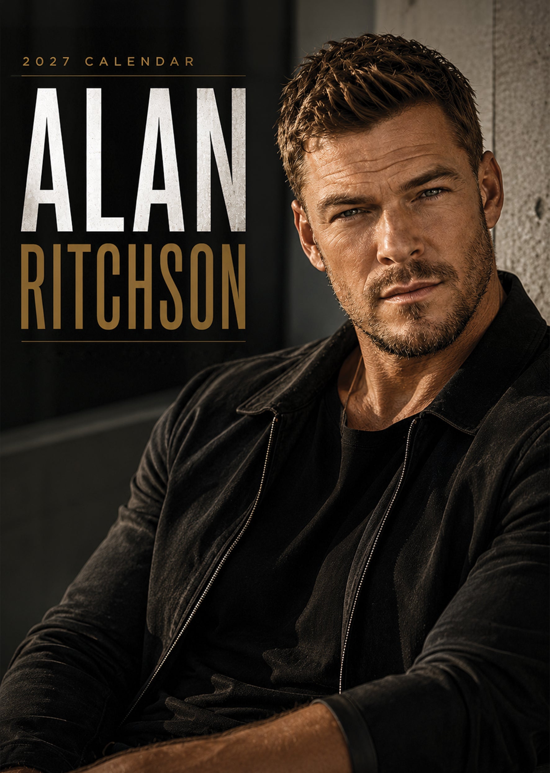 Alan Ritchson - A3 Calendar 2027 – CalendarsRus