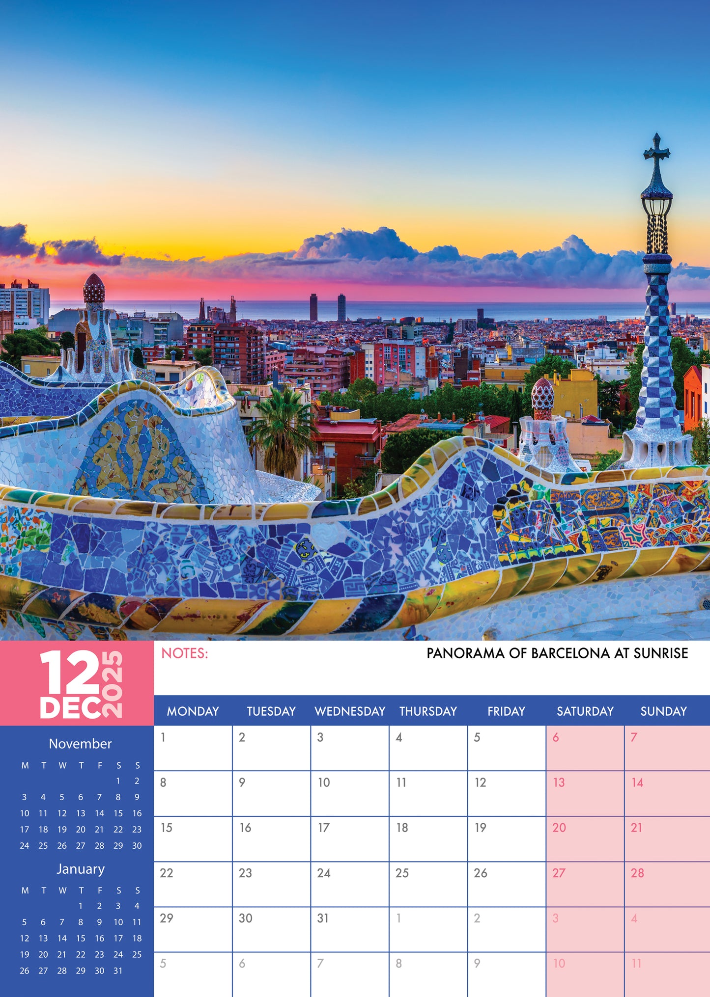 Spain Calendar 2025