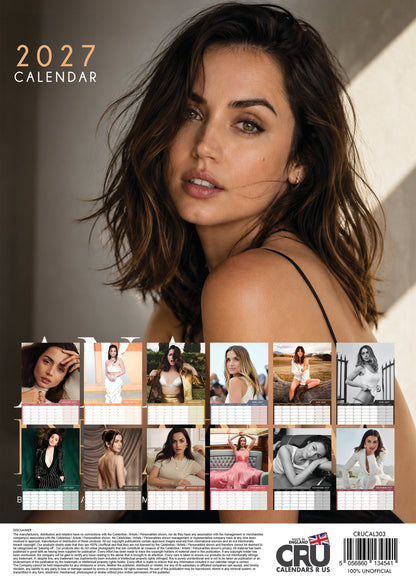 Ana De Armas - A3 Calendar 2027