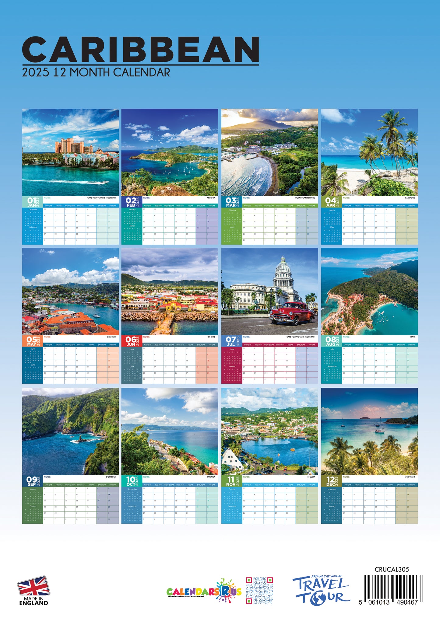 The Caribbean Calendar 2025