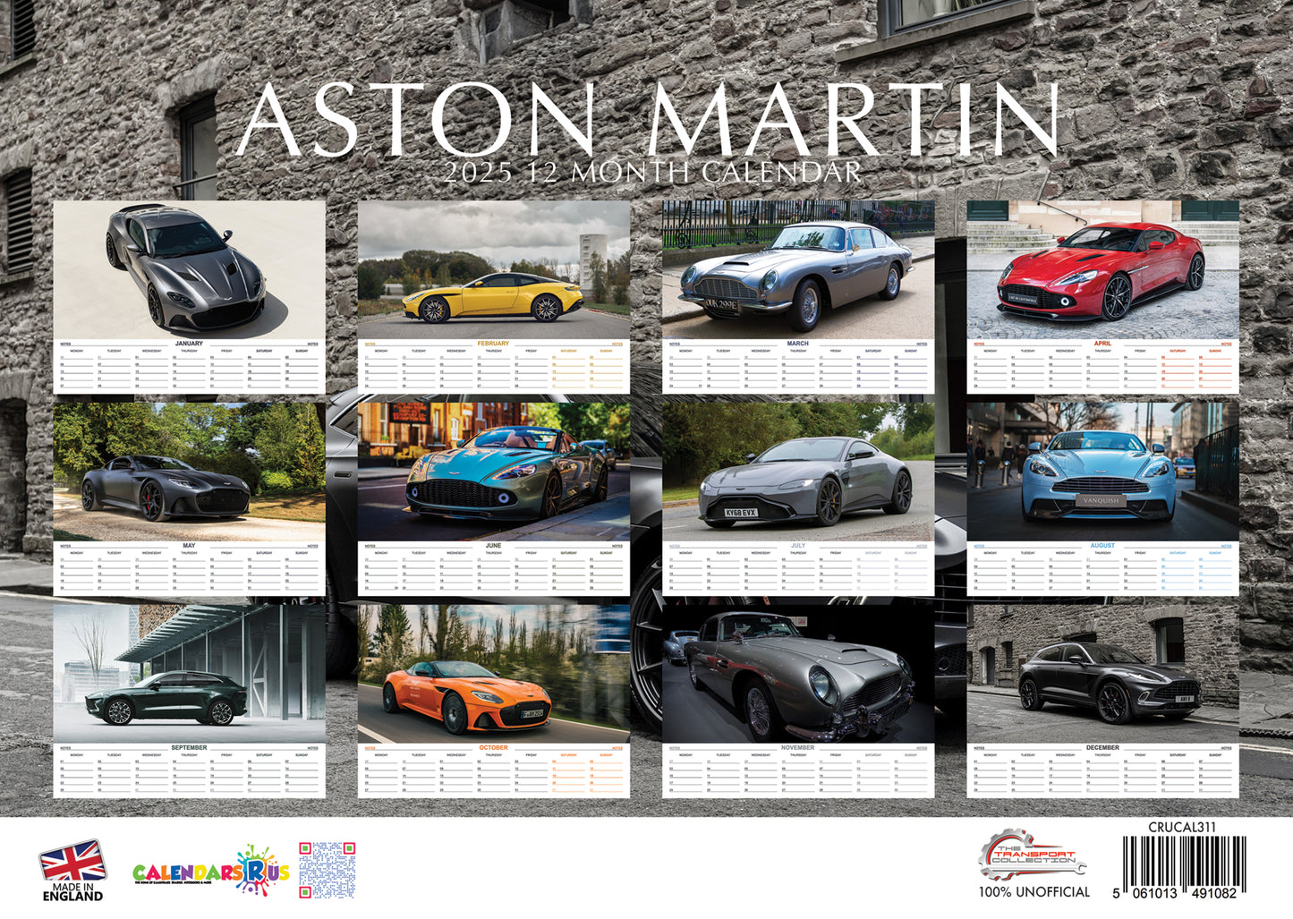 Aston Martin Calendar 2025