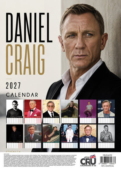 Daniel Craig - A3 Calendar 2027