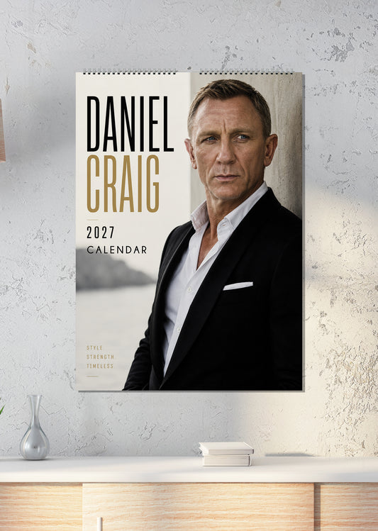 Daniel Craig - A3 Calendar 2027