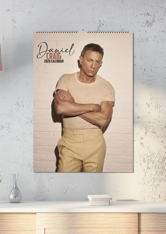 Daniel Craig - A3 Calendar 2026