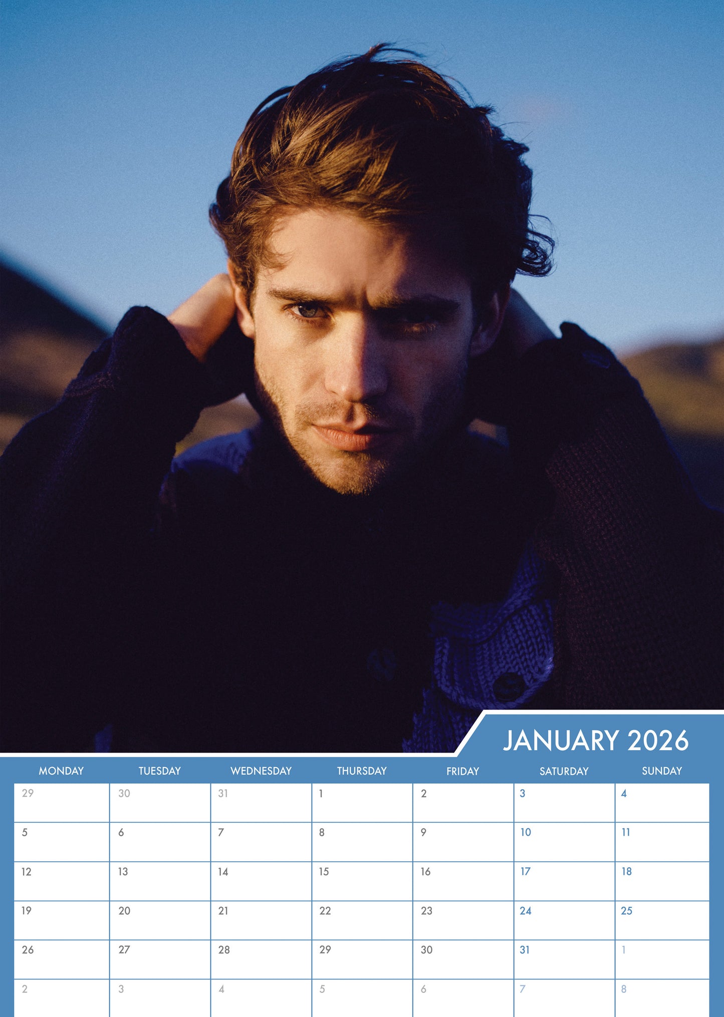 David Corenswet - A3 Calendar 2026