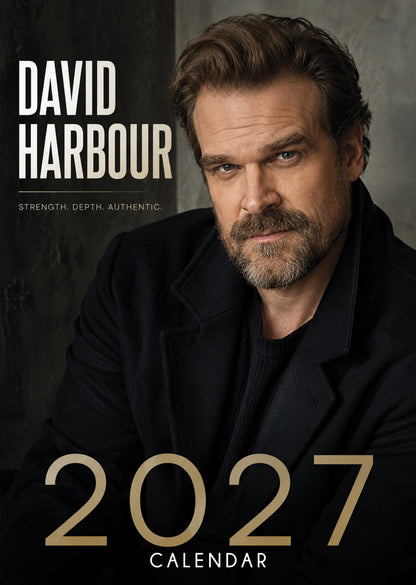 David Harbour - A3 Calendar 2027