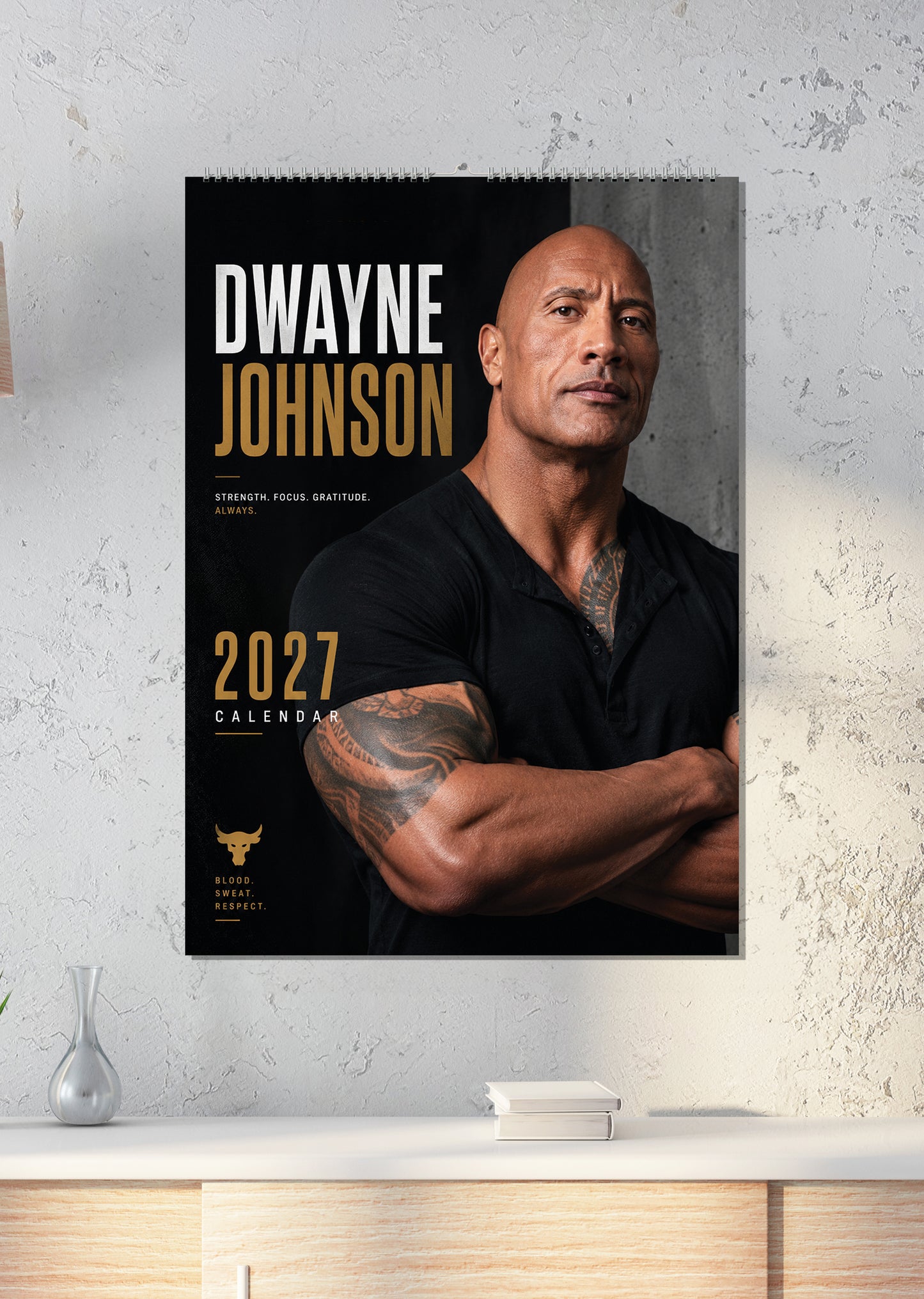 Dwayne Johnson - A3 Calendar 2027