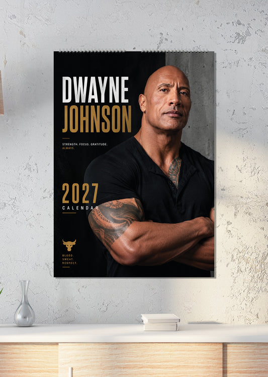 Dwayne Johnson - A3 Calendar 2027