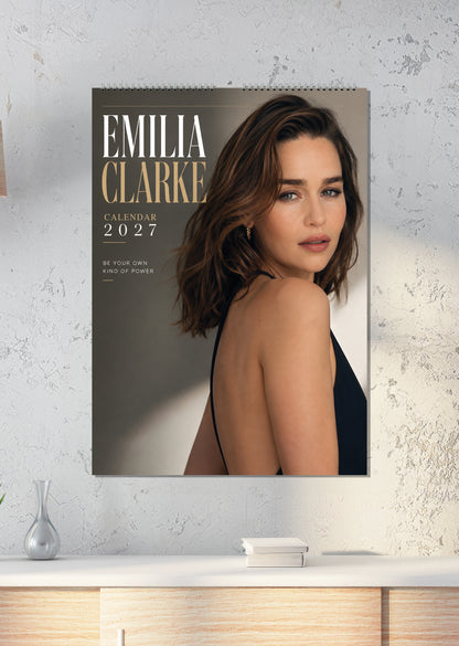 Emilia Clarke - A3 Calendar 2027