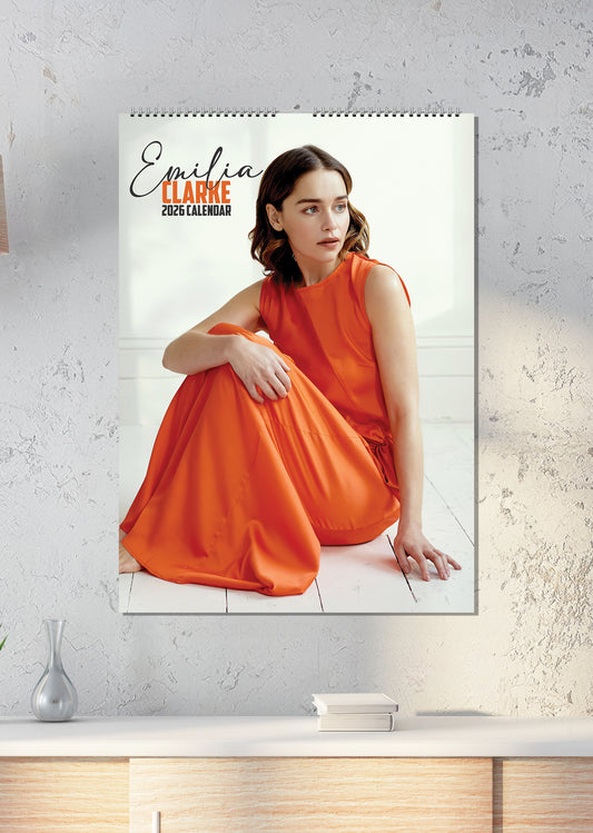 Emilia Clarke - A3 Calendar 2026