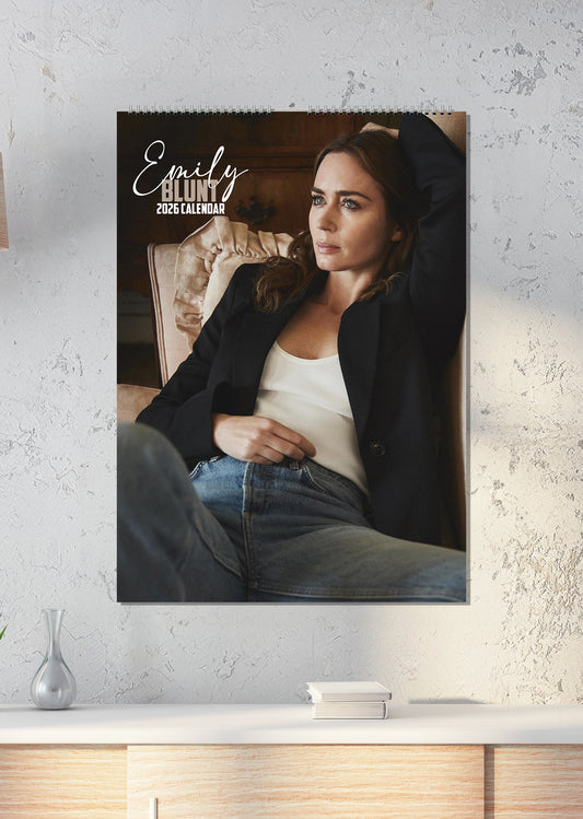 Emily Blunt - A3 Calendar 2026