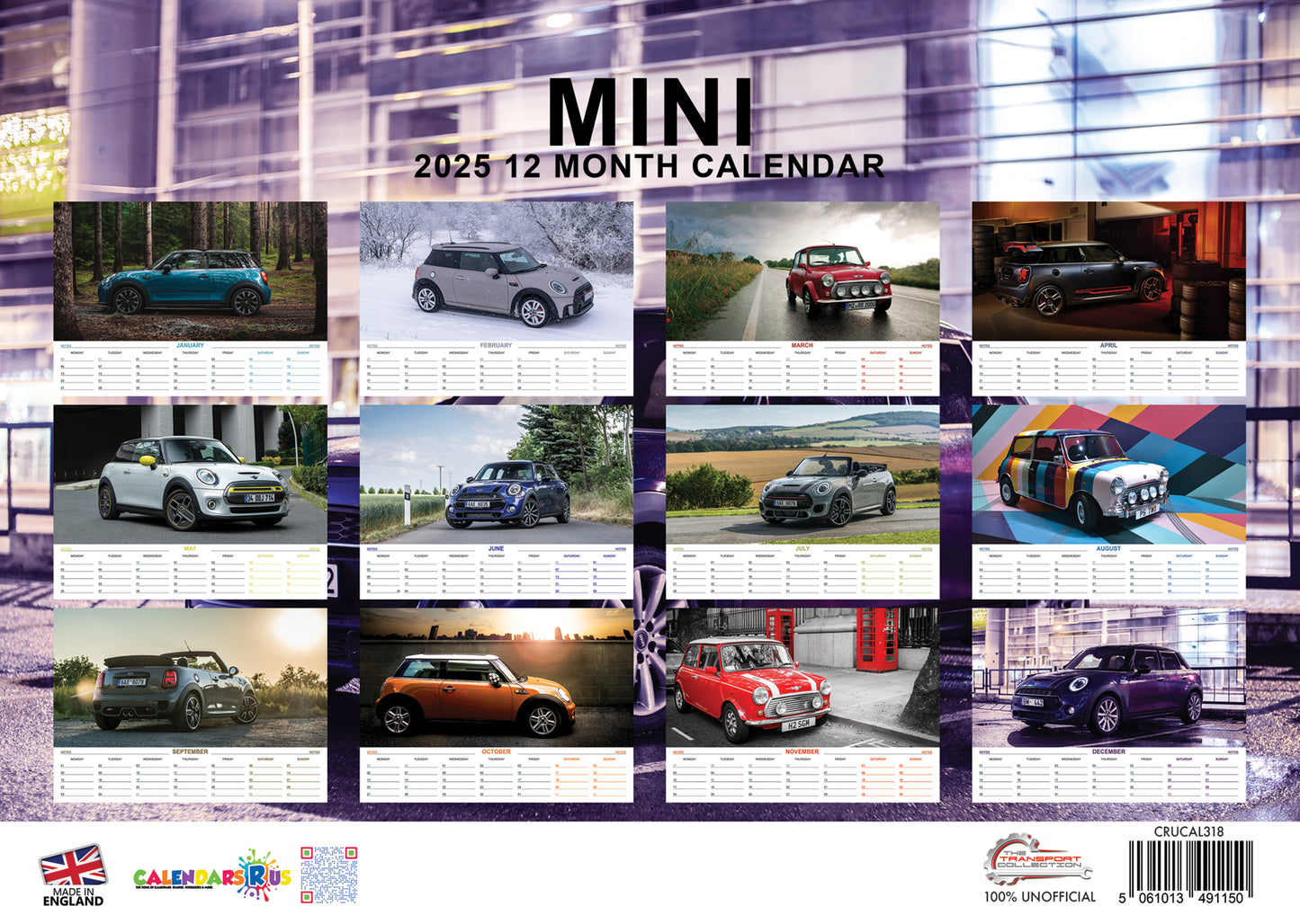 Mini Calendar 2025