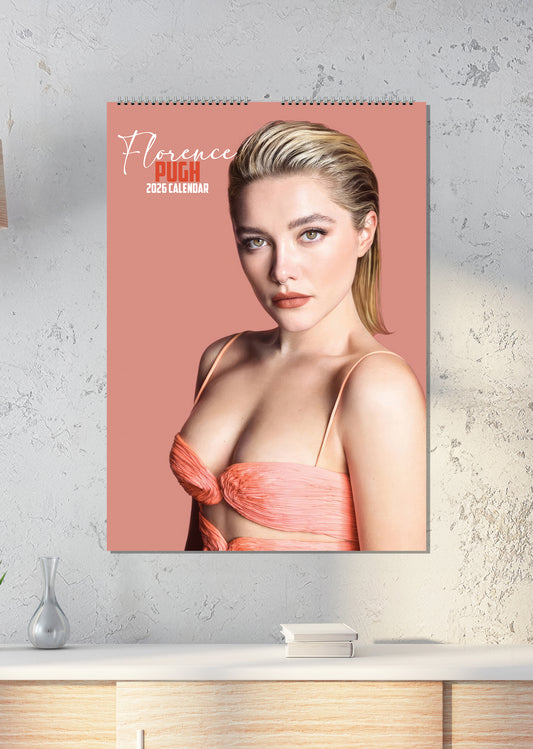 Florence Pugh - A3 Calendar 2026