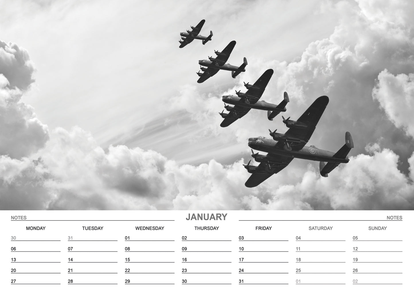 Spitfires Calendar 2025