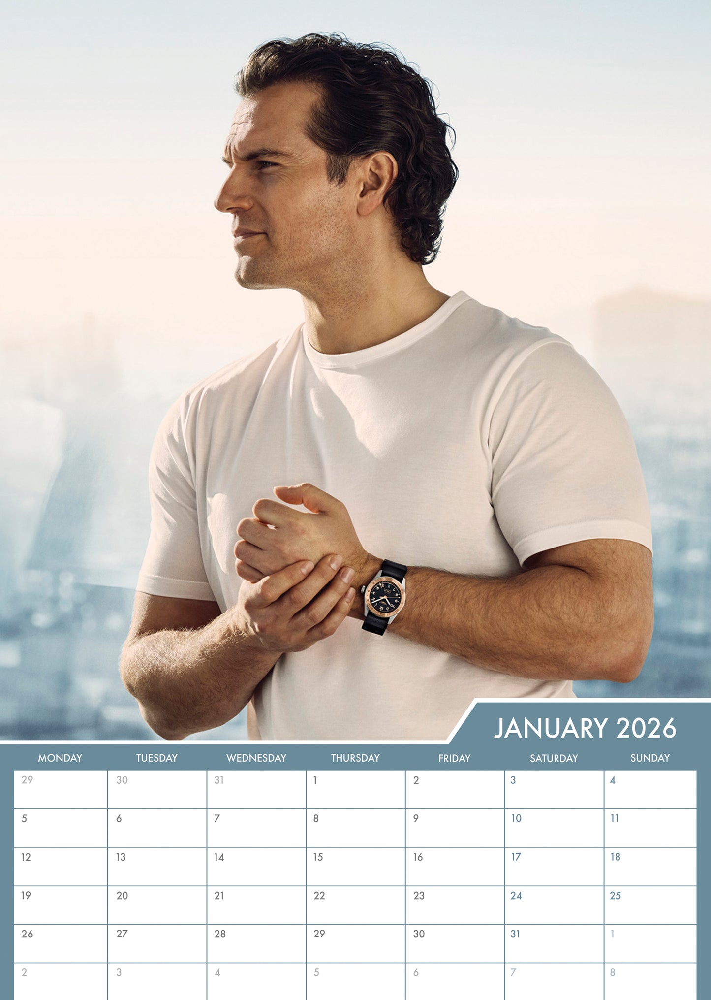 Henry Cavill - A3 Calendar 2026
