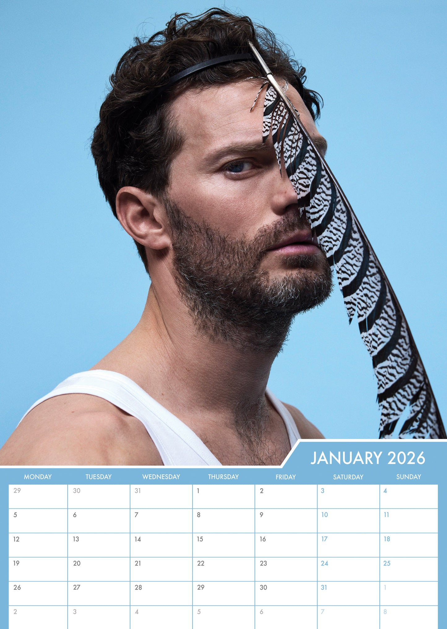Jamie Dornan - A3 Calendar 2026