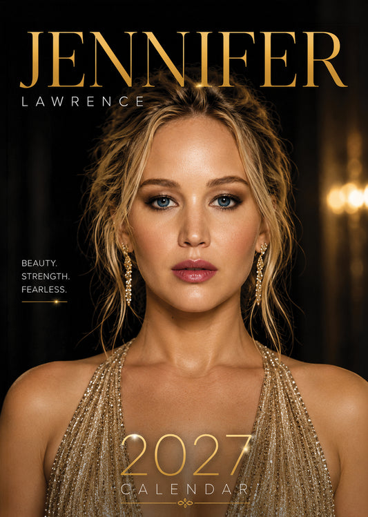 Jennifer Lawrence - A3 Calendar 2027