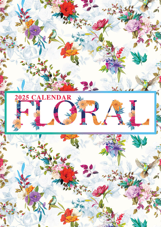 Floral Art Calendar 2025