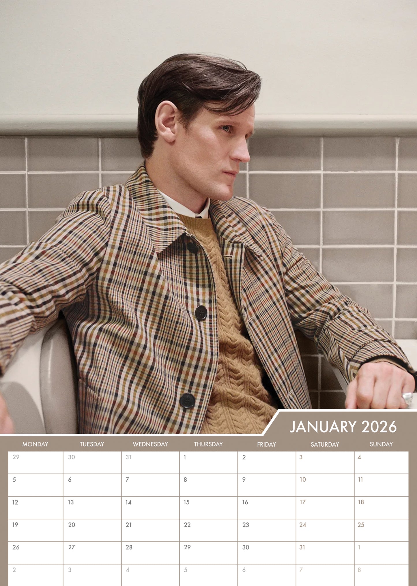 Matt Smith - A3 Calendar 2026