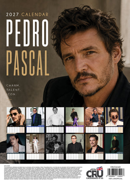 Pedro Pascal - A3 Calendar 2027