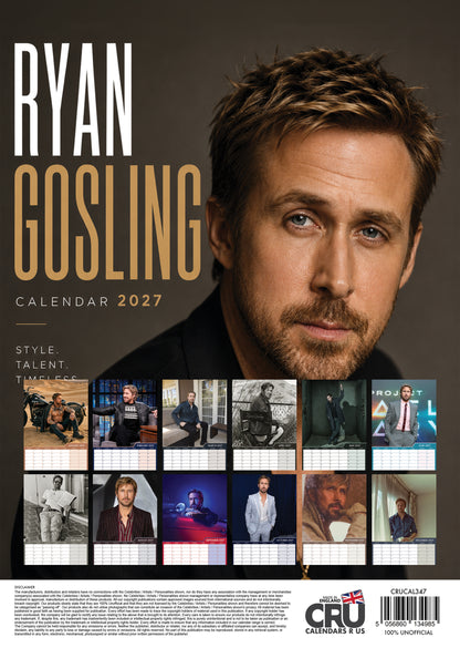 Ryan Gosling - A3 Calendar 2027