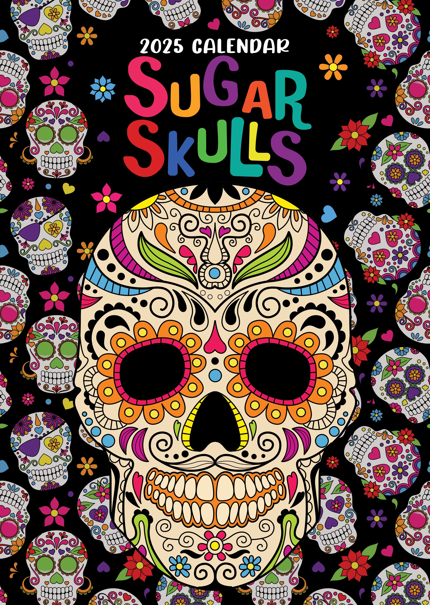 Sugar Skulls Calendar 2025 CalendarsRus