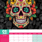 Sugar Skulls Calendar 2025