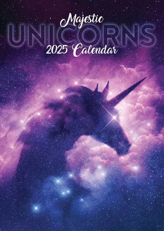 Majestic Unicorns Calendar 2025