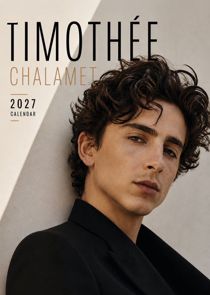 Timothee Chalamet - A3 Calendar 2027
