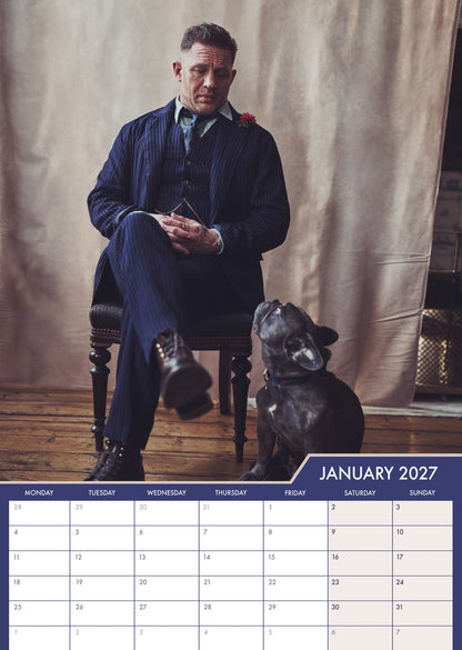 Tom Hardy - A3 Calendar 2027