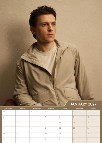 Tom Holland - A3 Calendar 2027