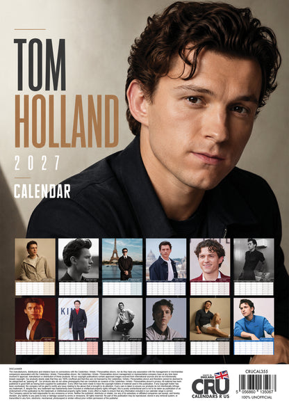 Tom Holland - A3 Calendar 2027