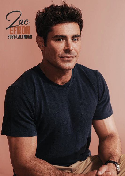 Zac Efron - A3 Calendar 2026