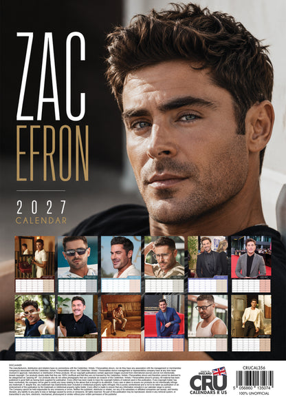 Zac Efron - A3 Calendar 2027