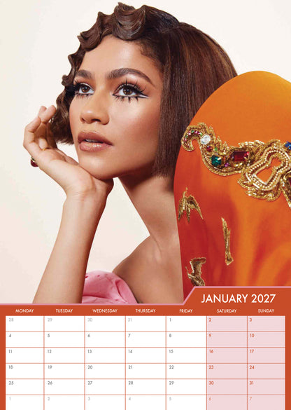 Zendaya - A3 Calendar 2027