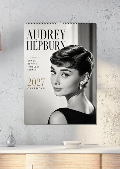Audrey Hepburn - A3 Calendar 2027